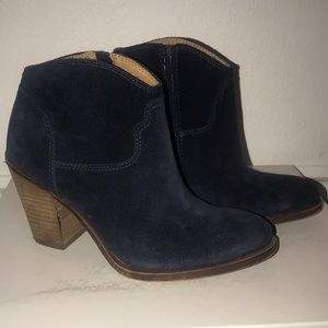 Lucky brand Blue suede booties